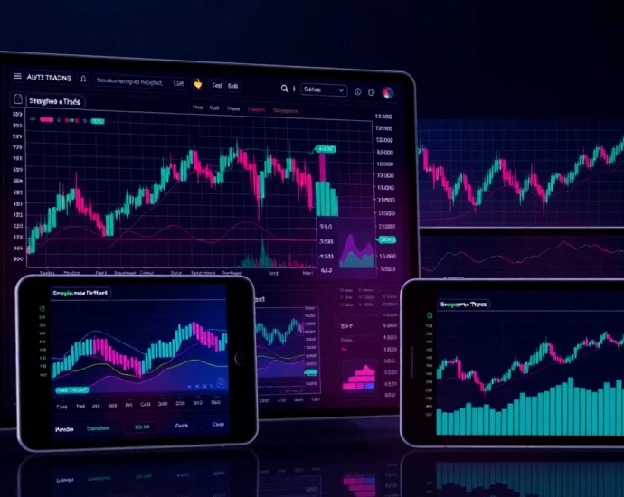 Aicoin cryptocurrency platform dashboard showcasing real-time market charts and trading alerts for advanced users.