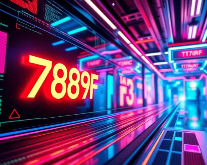 Visually striking 789F online platform featuring modern design and innovative features to attract digital users.