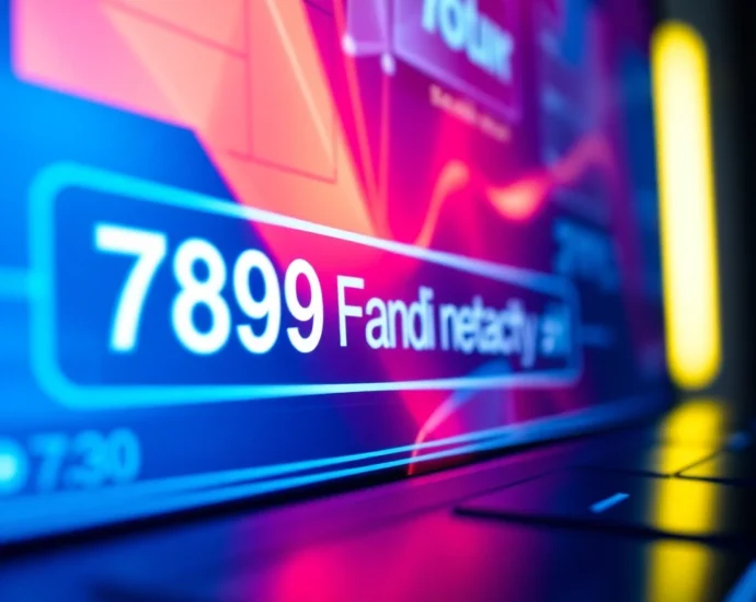 A user clicking on a prominent 789F link on a clean, interactive website, illustrating seamless online connectivity and engagement.