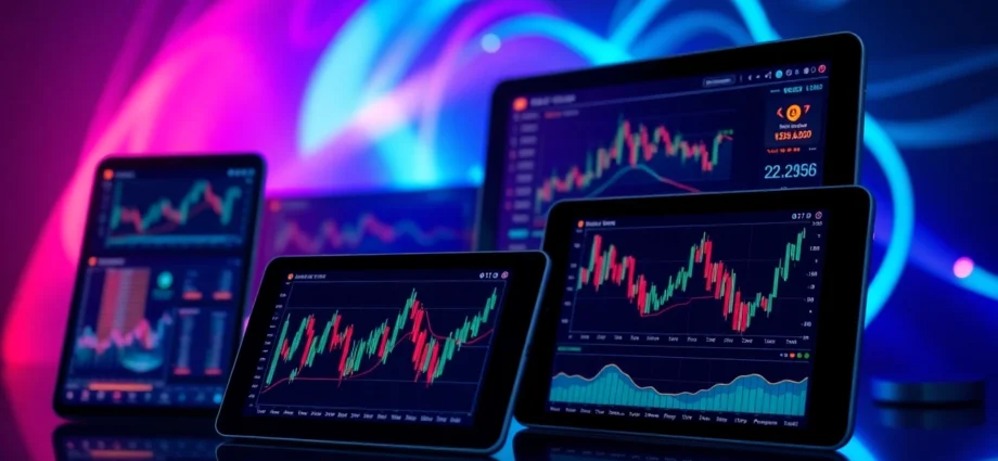 AICoin下载界面展示多平台实时行情图表，强调安全可靠的数字货币行情监控，适合加密资产投资者使用。