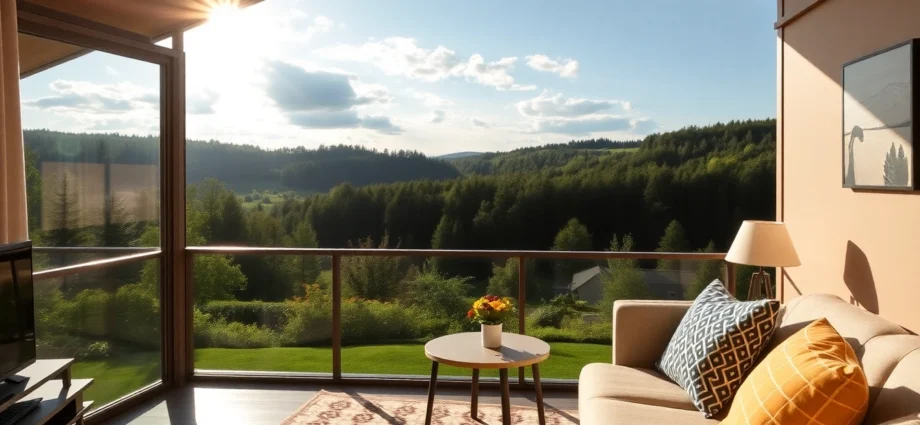 Ferienwohnung Unterkunft Urlaub in ruhiger Lage mit Blick auf den Thüringer Wald, ideal für Naturliebhaber und Aktivurlauber.