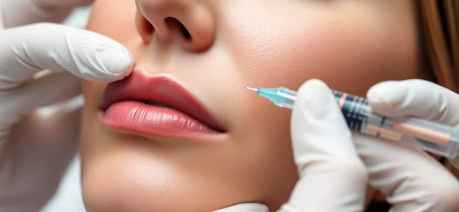 Botox Zürich treatment in modern clinic, showcasing a professional injection for a natural, youthful look.