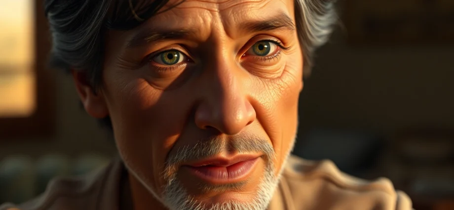 An NSFW AI-generated adult character in a cinematic pose with realistic textures and warm lighting, showcasing emotional depth.