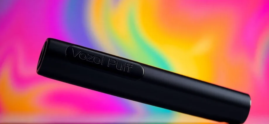Vozol Puff disposable vape device showcasing high puff capacity, sleek design, and vapor release for an appealing vaping experience.