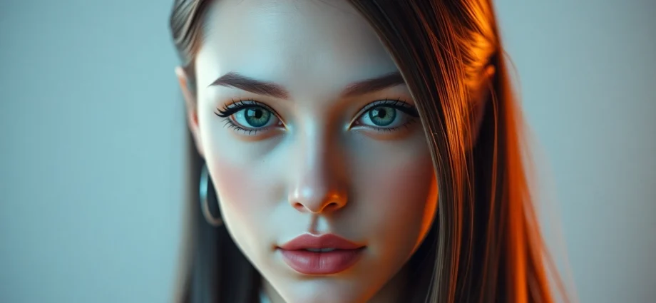 AI girlfriend NSFW interaction: photorealistic female character engaging in an intimate conversation with warm, inviting lighting, highlighting realistic details for screen readers.
