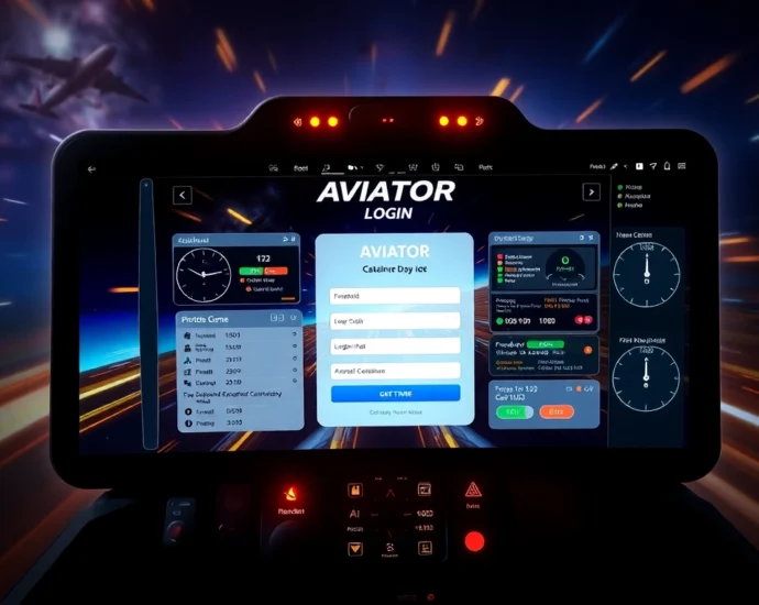 Aviator Game Login interface with engaging graphics and intuitive controls for seamless access and gameplay in India.