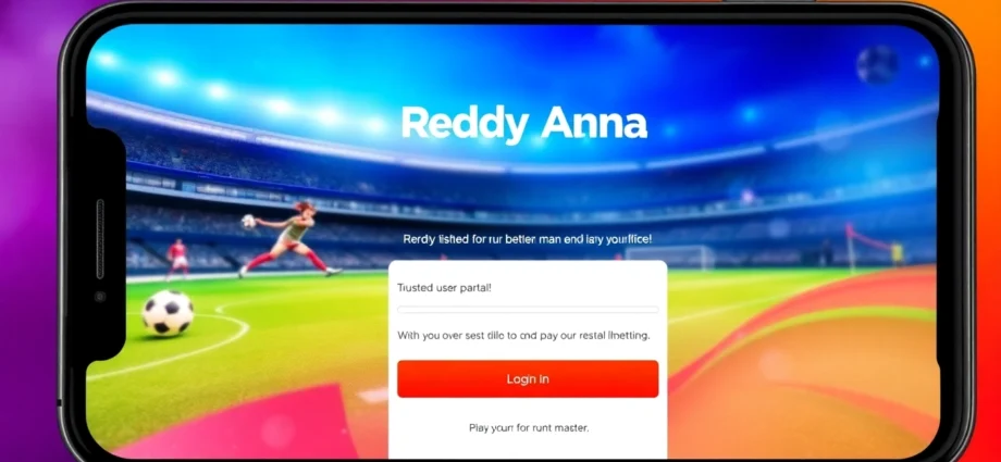 Easy Reddy Anna Login process on mobile with sports betting dashboard, ensuring quick access and secure transactions for users seeking reliable cricket betting in India.
