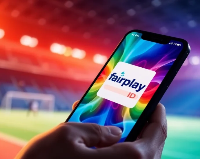 Fairplay Id registration process on a mobile device, showcasing seamless digital identification for sports betting fans.