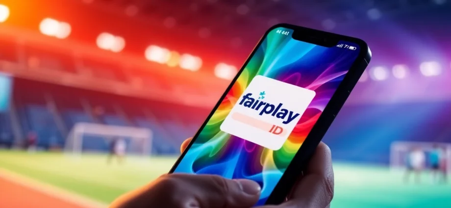 Fairplay Id registration process on a mobile device, showcasing seamless digital identification for sports betting fans.