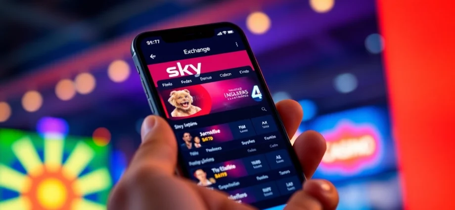 Secure Sky Exchange Id registration on mobile device for seamless sports betting and casino gaming accessibility.