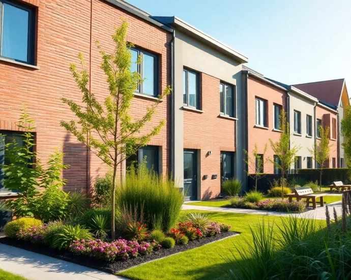Professionell präsentierte Immobilie in Grevenbroich – Schlüsselübergabe vor einem gepflegten Haus. Immobilien Grevenbroich im Fokus.