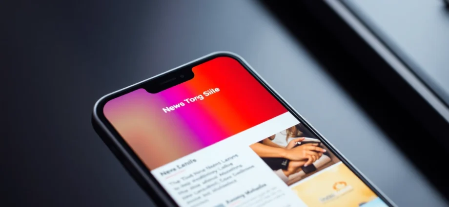 India News updates displayed on a modern smartphone with vibrant visuals and sleek design