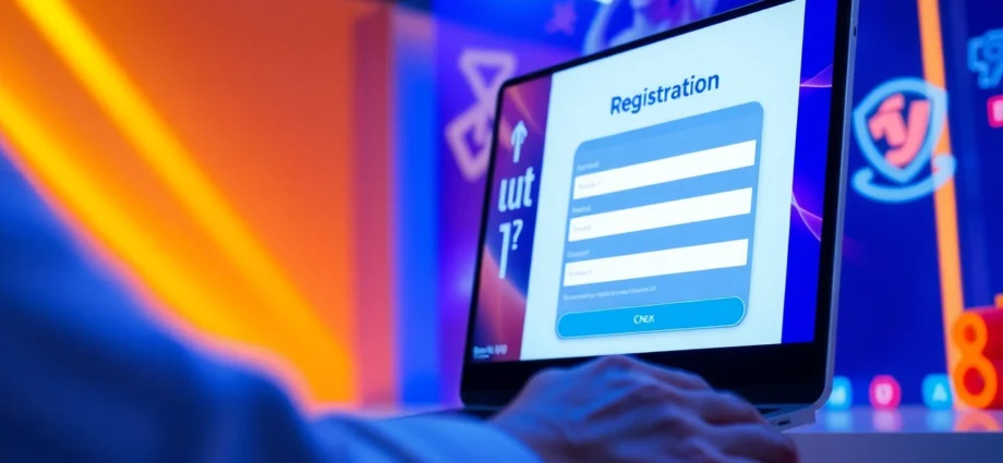 Simple and clear image illustrating the process of FairPlay24 register with a person using a