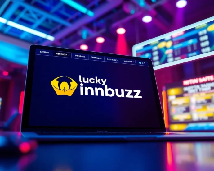 Winbuzz ID digital betting platform interface showing secure login and live odds with engaging