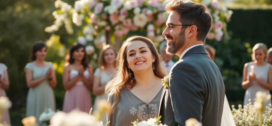 Skilled eskuvo fotos captures genuine moments of a wedding couple in a lush garden setting,