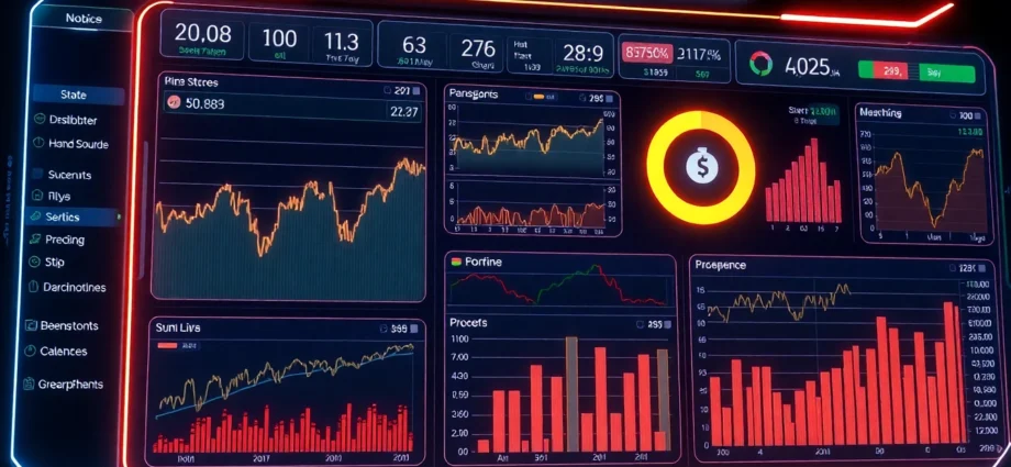 Advanced aicoin trading platform interface with real-time analytics and market data visualization