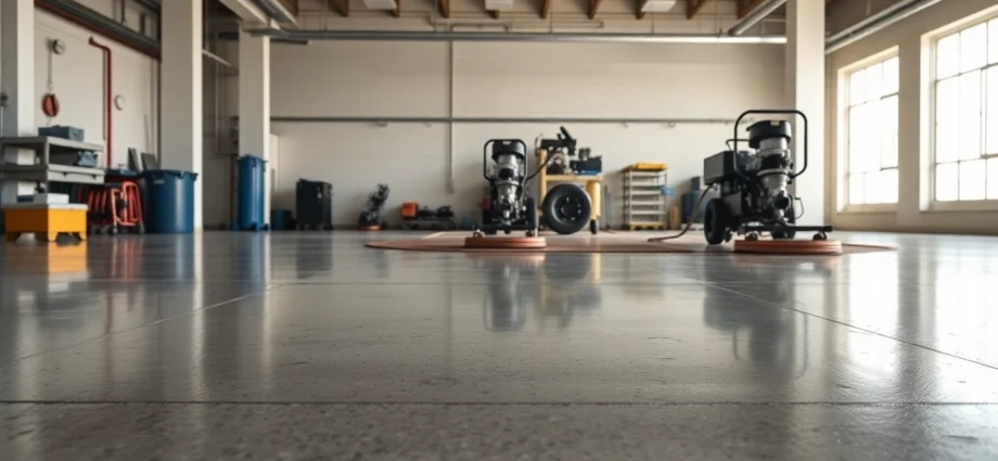 Expert team performing floor preparation in Birmingham to ensure smooth and durable surfaces